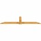 Ekena Millwork Eugene Rough Sawn Timber Gable Bracket, Western Red Cedar, 108"W x 27"H x 2"D x 6"F, 6/12 Pitch GBW108X27X0206EUG00RWR - alternate 3